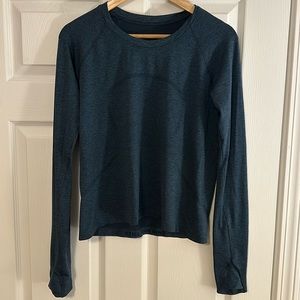 LULULEMON RACE LENGTH RUN SWIFTLY TOP SIZE 12